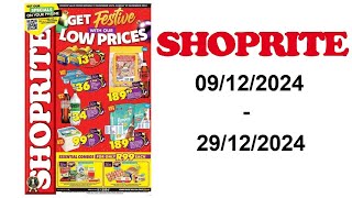 Shoprite specials - 09/12/2024 - 29/12/2024