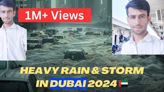 Heavy Rain and Flood in Dubai 2024🇦🇪 | Logon Nay Raat Bahir Guzari | Sab Doob Gaya 😭 #naddlogs