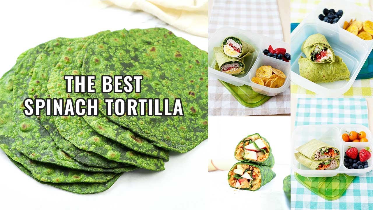Softest Spinach Tortillas Perfect For Lunch Wraps Or Tacos Youtube