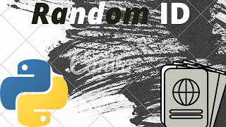 how to generate random id using python