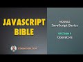JAVASCRIPT BASICS - Operators