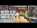 FHJ-18 Destroy 10 XS1 Goliaths Fast | Guide for Gold, Damascus | Tips & Tricks CODMobile #StevieObie