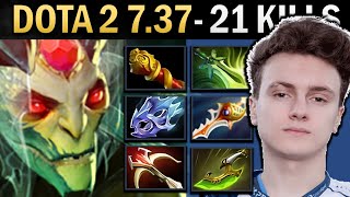 Medusa Gameplay Miracle with 21 Kills and Manta - Dota 2 7.37