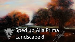 Sped-up Alla Prima Landscape 8