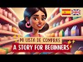 START LEARNING SPANISH with an Easy Story | Grocery Shopping (A1-A2)