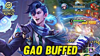 HOK : GAO BUFFED NEW PATCH - HONOR OF KINGS