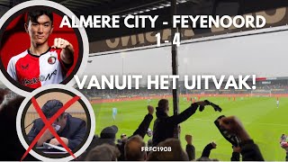 ALMERE CITY - FEYENOORD VANUIT HET UITVAK! HWANG IS ZELFS DOOR KIM JONG- UN NIET TE STOPPEN!