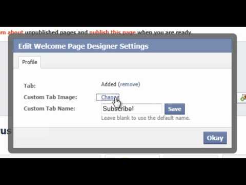 How to change Facebook Page tab icons and name How to change Facebook Page tab icons and name