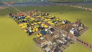 【街づくり】#3 農業特区！自給自足の生活が可能になった！【Cities: Skylines】