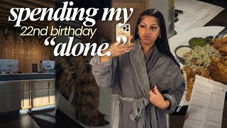 spending my 22nd birthday alone | maintenance, solo spa date , dinner + alone but not lonely..