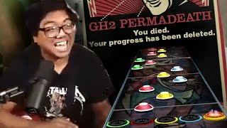 Guitar Hero 2 but if I miss, my save file gets deleted (but I don't miss)