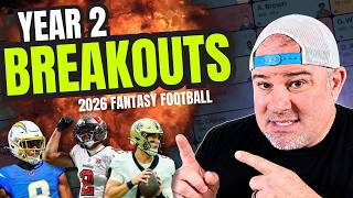 2nd Year Players Ready To EXPLODE in 2026 Fantasy Football?