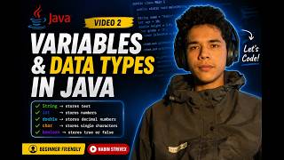 Variables & Data Types in Java 🔥 | Java for Beginners Ep.2 | Nabin Strivex