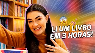 TUDO QUE EU LEIO EM UM DIA! (Vlog de leitura: Recalculando a Rota 📖)