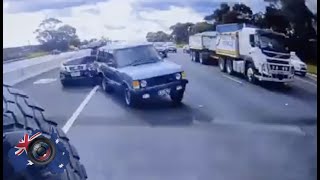 Aussiecams - RANGE ROVER MONASH FREEWAY crash