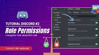 Cara Mengatur Hak Akses (Role Permission) | Tutorial Discord #2