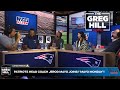 Patriots Head Coach Jerod Mayo Joins! How Does He Think Drake Maye Played? ||The Greg Hill Show