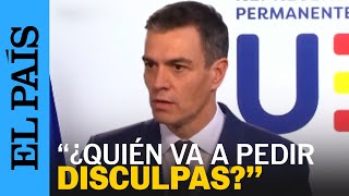 PEDRO SÁNCHEZ respalda al fiscal general García Ortiz: “¿Quién va a pedir perdón?” | EL PAÍS