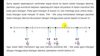 Pelajaran 66: Menuliskan Skala Sentimeter dalam Desimal