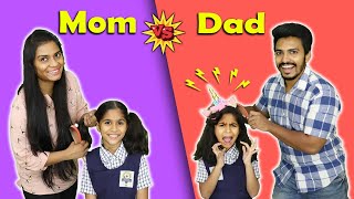 Mom Vs Dad Funny Video | Pari's Lifestyle Moral Story