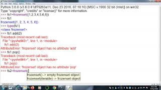 10.Python Programming for Beginners--Frozensets--by Bharathi Patnala