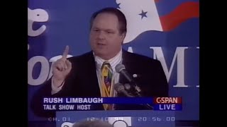 Rush Limbaugh Gives Speech To Incoming House GOP Freshmen in 1994