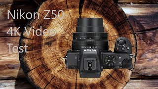 Nikon Z50 4K-Video Test (Nikkor DX 16-50)