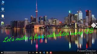 How to make a basic calculator using QBASIC