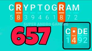 CRYPTOGRAM 657