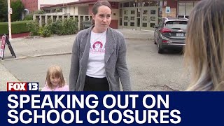 Mom, former teacher speaks out against Seattle school closures | FOX 13 Seattle