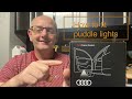 How to fit Audi projector puddle lights.