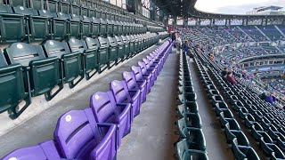 Joining The Mile High Club! - Coors Field Upper Level Review