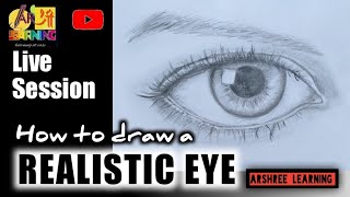 How to draw a realistic eye | Step by step tutorial