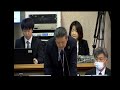 令和6年第4回定例会　個人質問３日目（12月10日）山本英夫議員、質疑、委員会付託