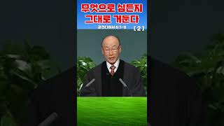 조용기목사님의 명설교 - 무엇으로 심든지 그대로 거둔다 (2005.11.20) 2