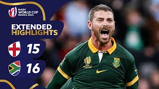 Pollard completes late comeback! | England v South Africa | Rugby World Cup 2023 Extended Highlights