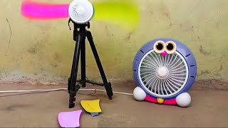 DORAEMON FAN, COLORFUL FAN PROPELLER, MAKE FAN 4 PROPELLER, KIPAS ANGIN BALING WARNA PUTARAN GETAR