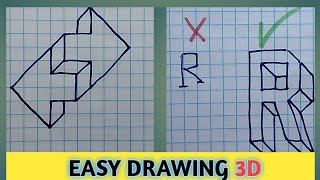 26 EASY DRAWING 3D TOP 4