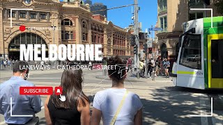 Melbourne Australia City Centre Walking Tour | January 2025 | 4K 60fps