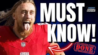 5 Things You MUST Know Before Setting Your Week 2 Lineup!