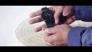 JUMA | Wooden Watch | Wristwatch | Swiss Movement | Black Wood | Man | Timepiece | Woodstar Design