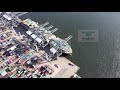 【航拍昂船洲大橋】葵涌貨櫃碼頭 drone skyview in stonecutters bridge kwai chung container terminal