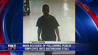 Man accused of following Publix employee into bathroom stall