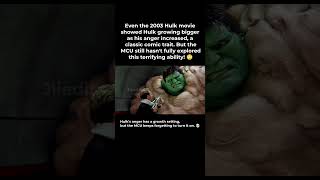 Why Did The MCU FORGET Hulk’s Anger Power? 💀 #marvel #marveldetails #ironman #marvelstudios