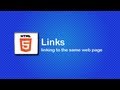 HTML5 and CSS3 Beginner Tutorial 8 - Link, linking to the same page