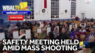 Public safety meeting held in wake of mass shooting