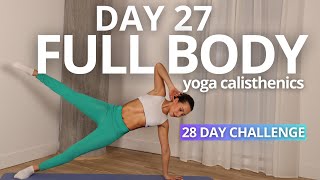 FULL BODY TONE with This No Equipment Yoga Calisthenics Workout