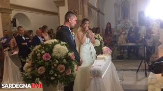 La sposa canta “S’Aneddu” dopo aver pronunciato il suo “SI\