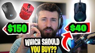 COMPARING $40 MOUSE VS $150 MOUSE ON FORTNITE! CHEAP VS EXPENSIVE GAMING MICE