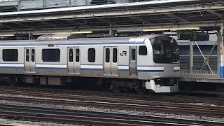 上野東京ライン普通高崎行きE231系1884EU51+E233系U621と横浜線各駅停車八王子行きE233系1541KH014、横須賀線普通久里浜行きE217系1535SY-144+Y-31が走行！